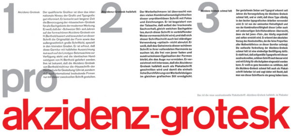 akzidenz-grotesk 字体