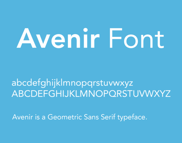 Avenir 字体