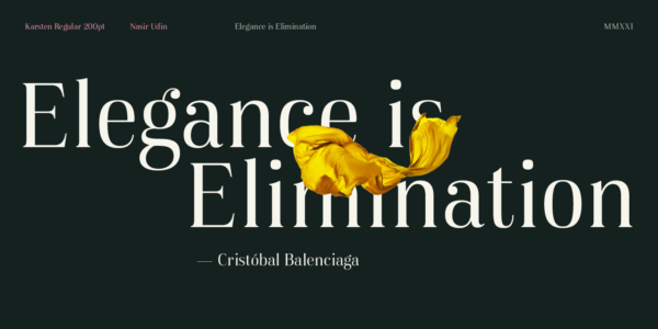 karsten serif 字体