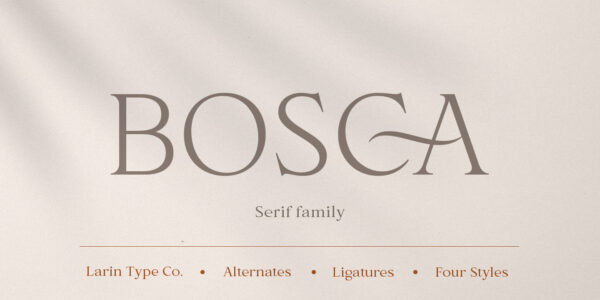 bosca 衬线字体