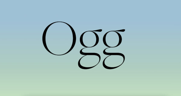 ogg 衬线字体
