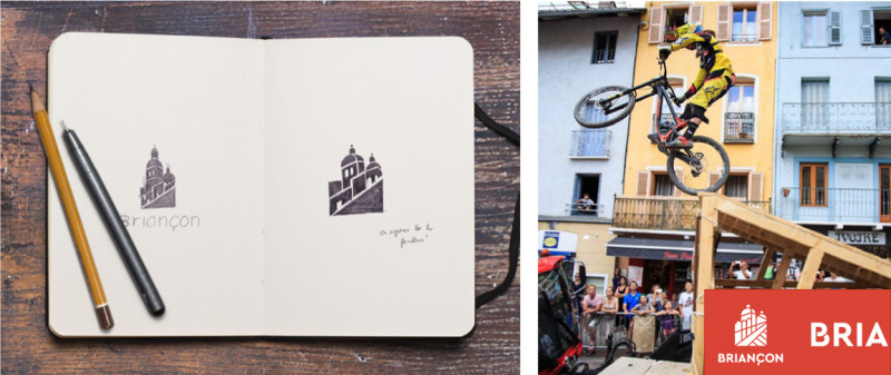 市政厅-Briancon-logo-sketches