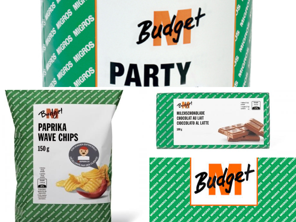 来自瑞士的 Migros Budget 食品品牌