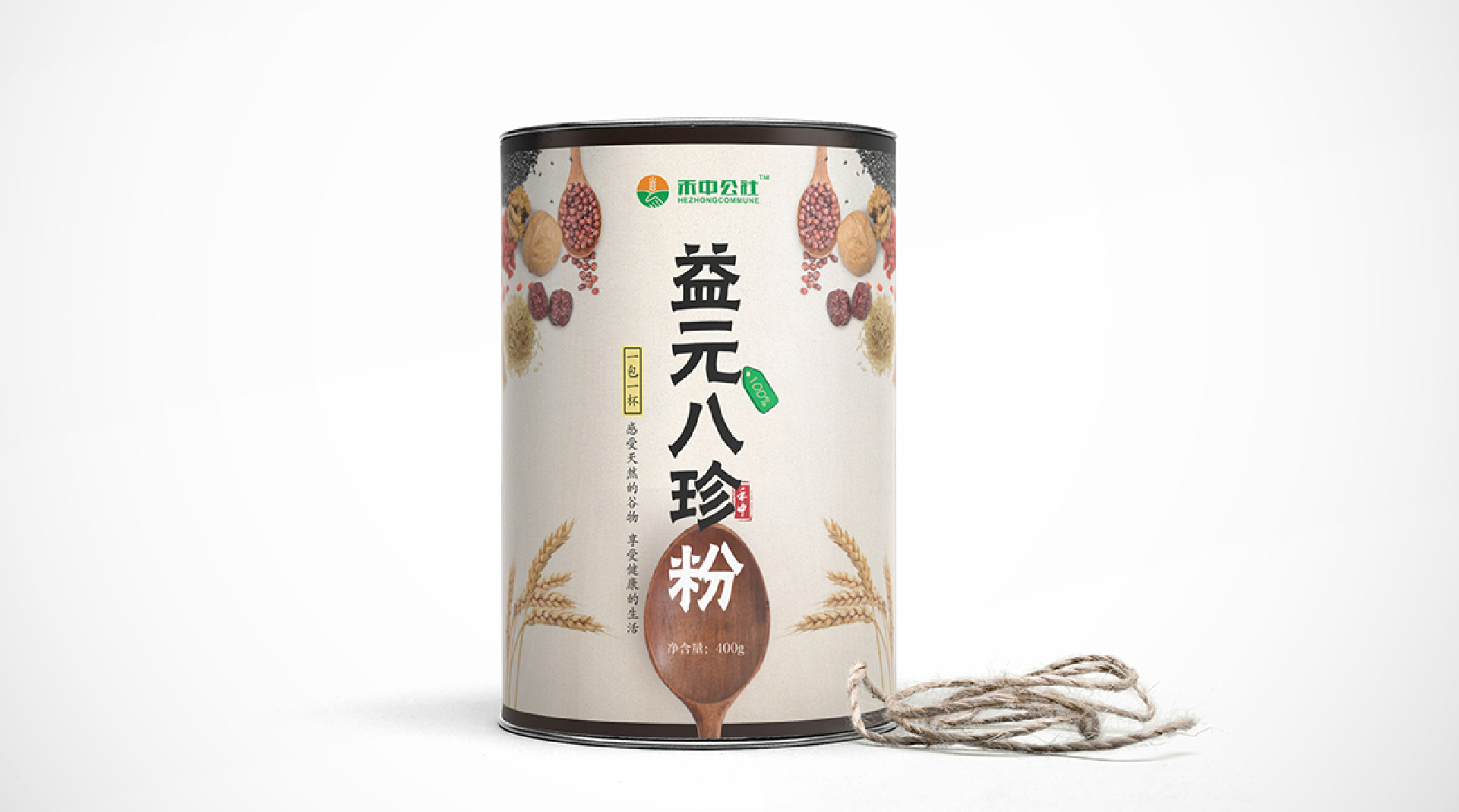 食材品牌设计策划|禾中公社粥包装设计